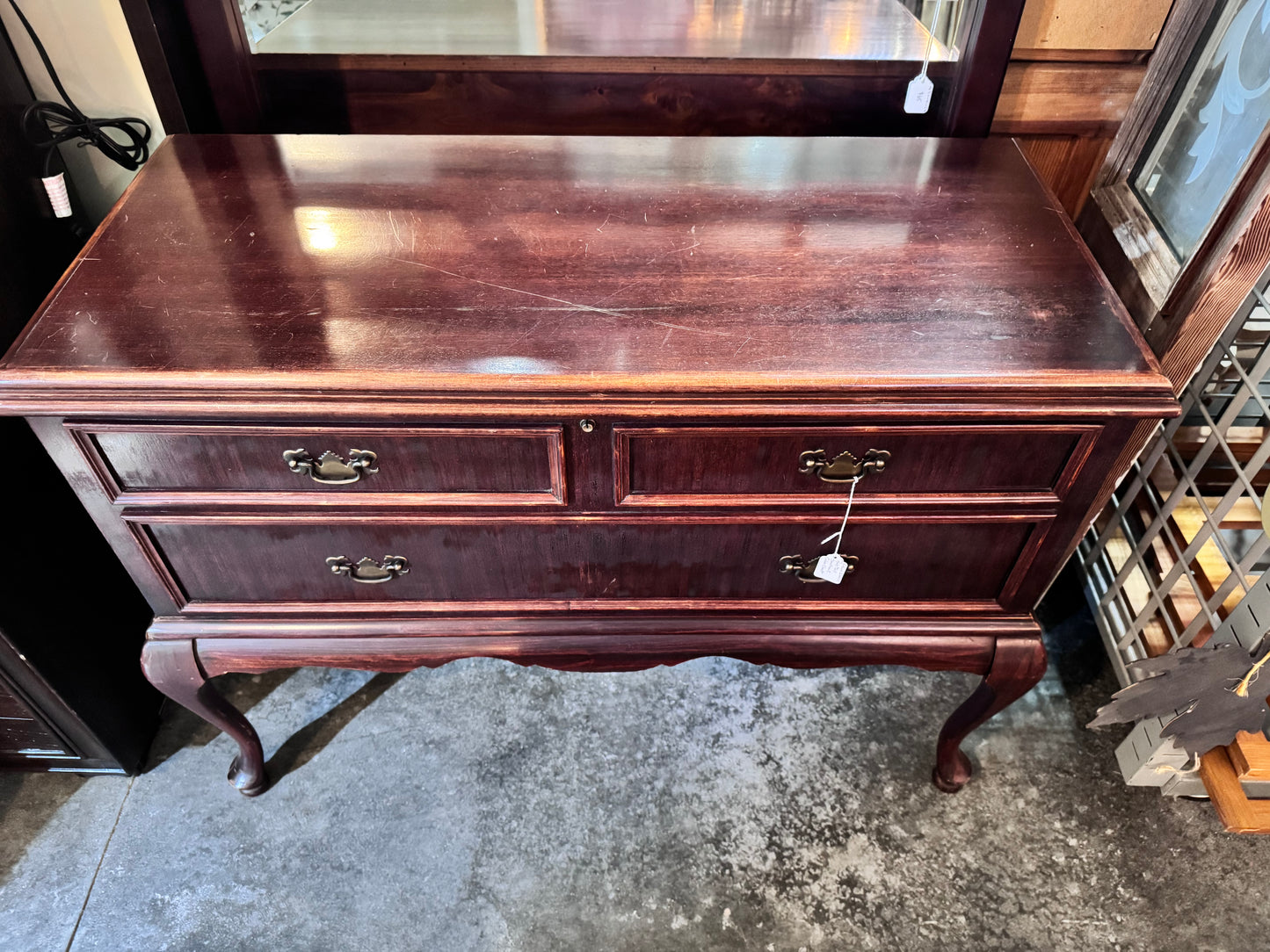 Vintage Edward Roos Tall Sweetheart Cedar Chest