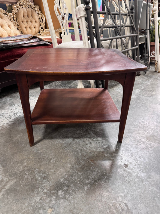Mid Century Sculpted Side Table