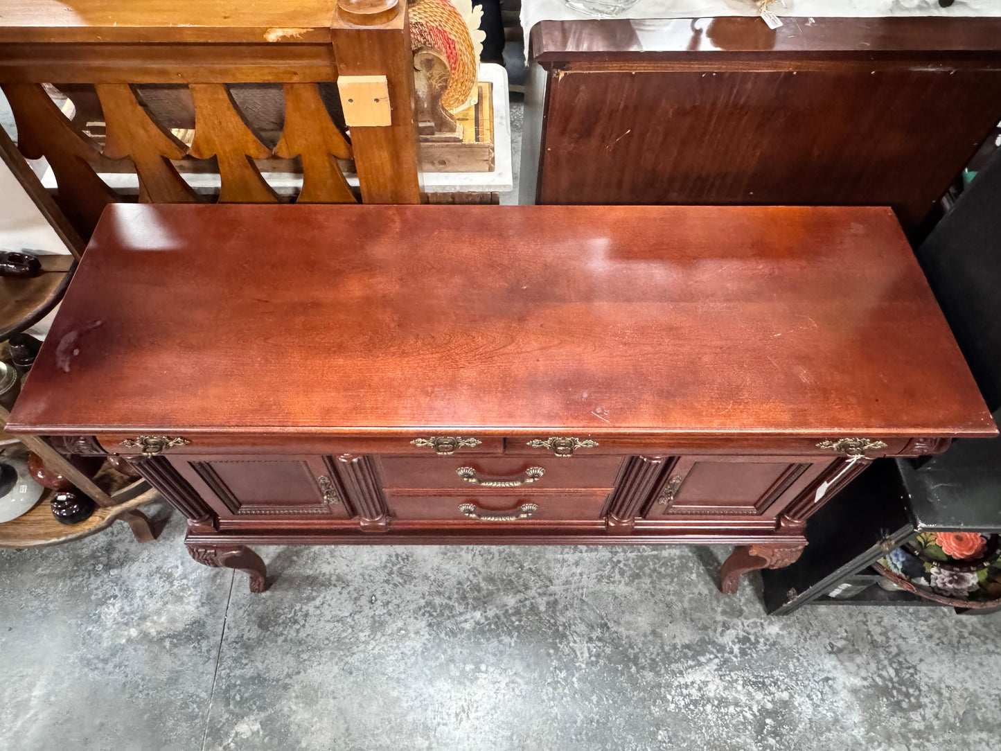 Solid Wood Vintage Style Server Buffet