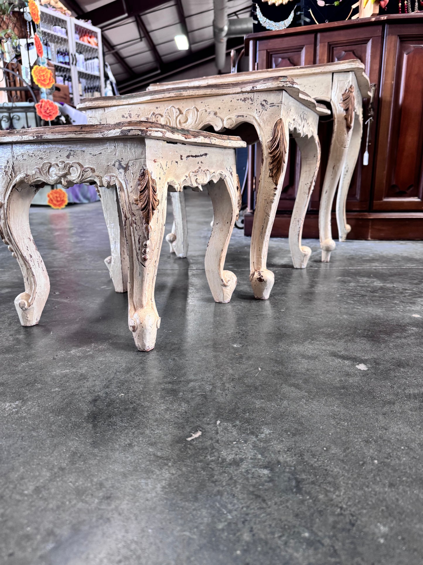 French Provincial Nesting Tables