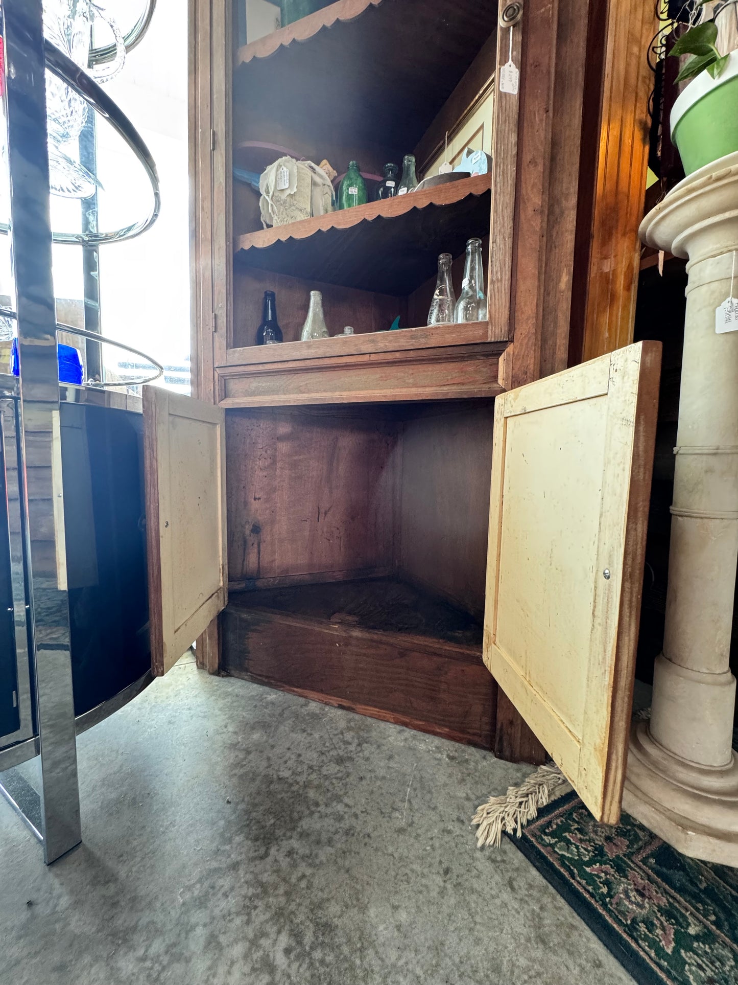 Primitive Corner Cabinet