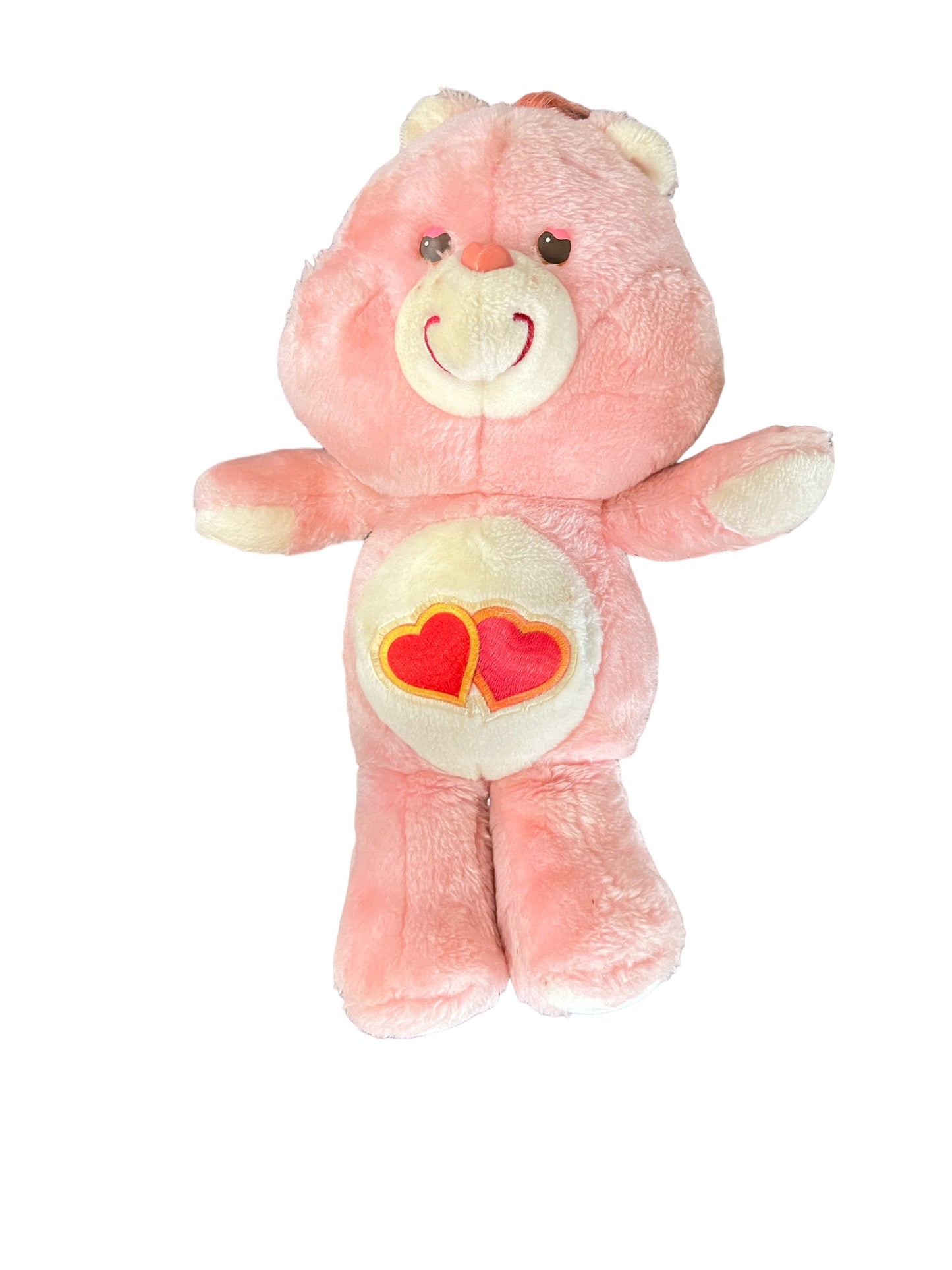 1983 Kenner Brand Care Bear 14” Plush Toy Love A Lot Bear