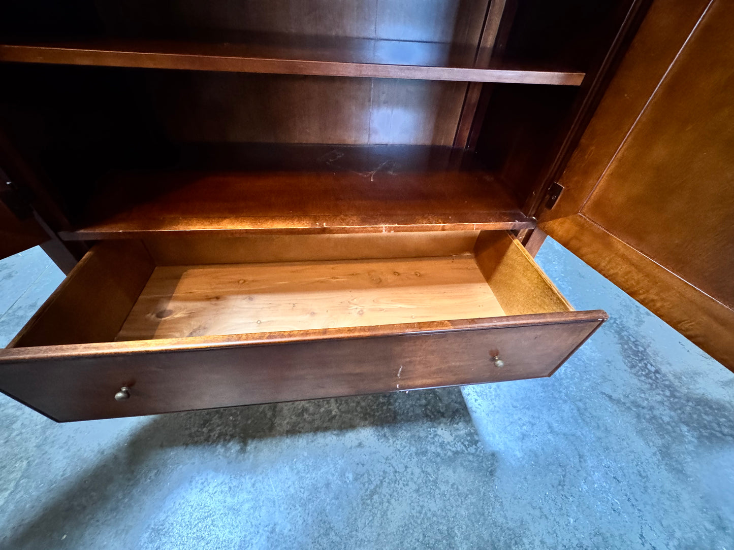 Vintage Tall Server with Cedar Drawer