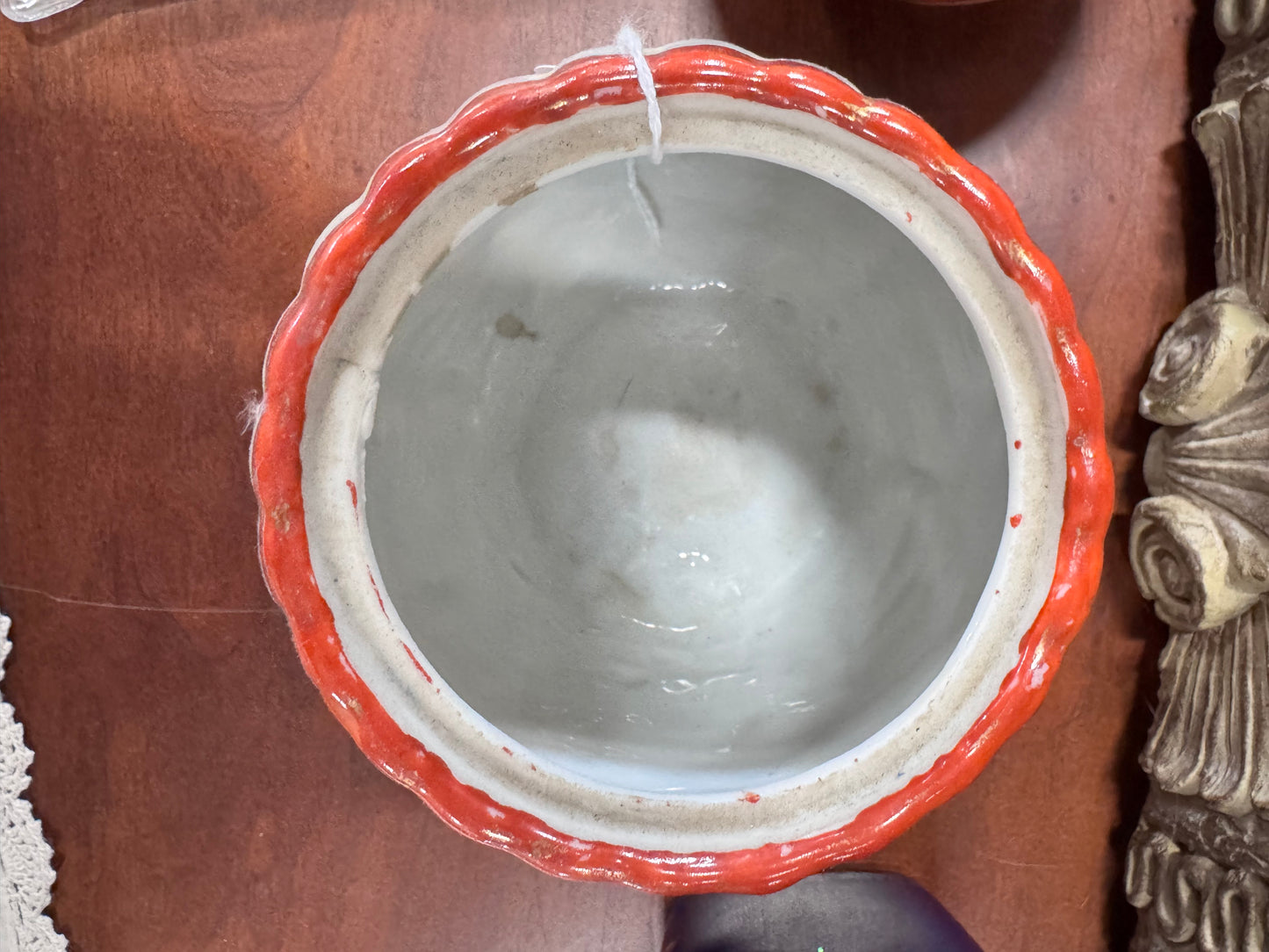 Vintage Japanese Kutani Tea Caddy - no lid