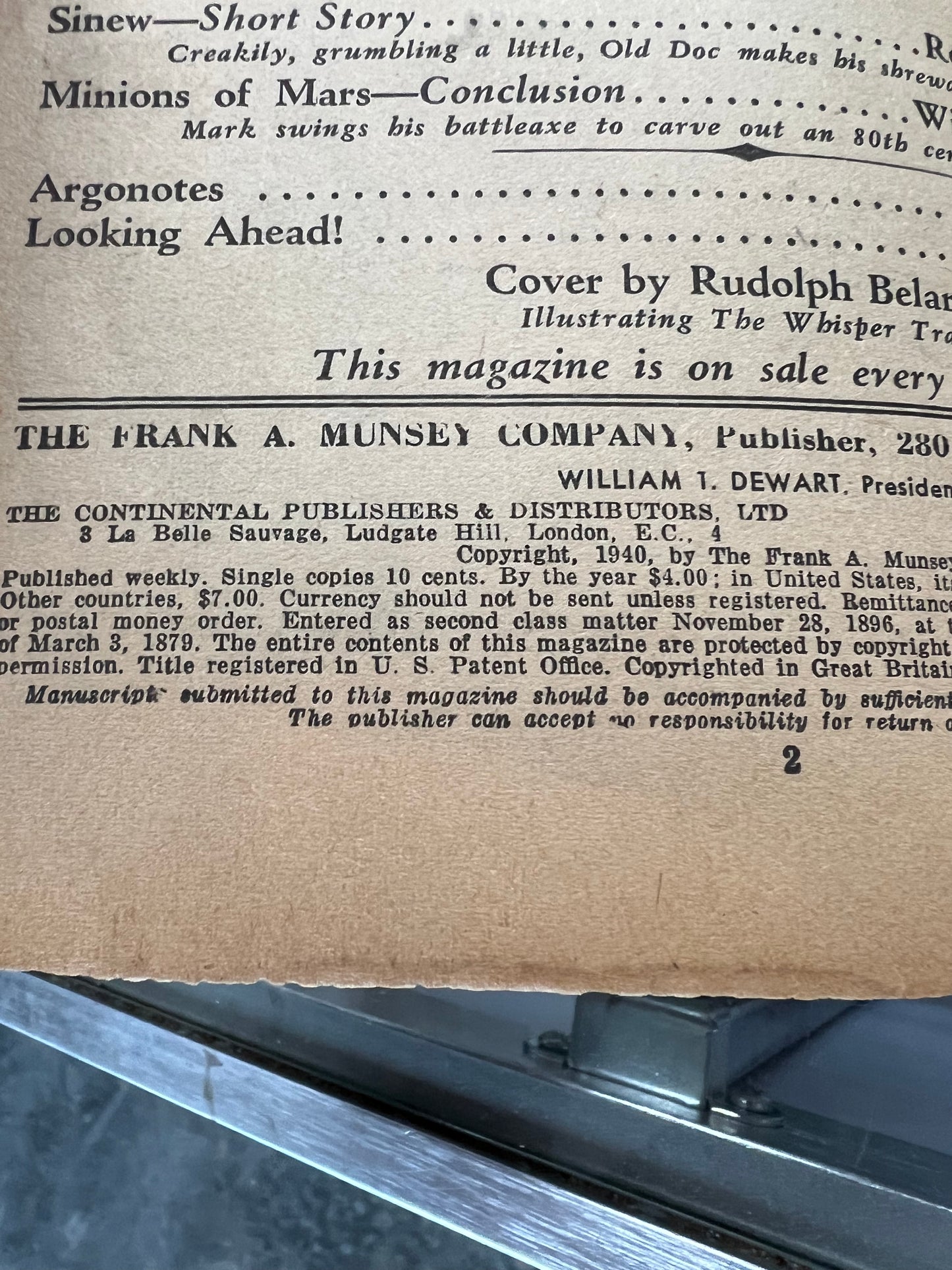 Argosy Part 4: Argosy Weekly Feb. 10 1940