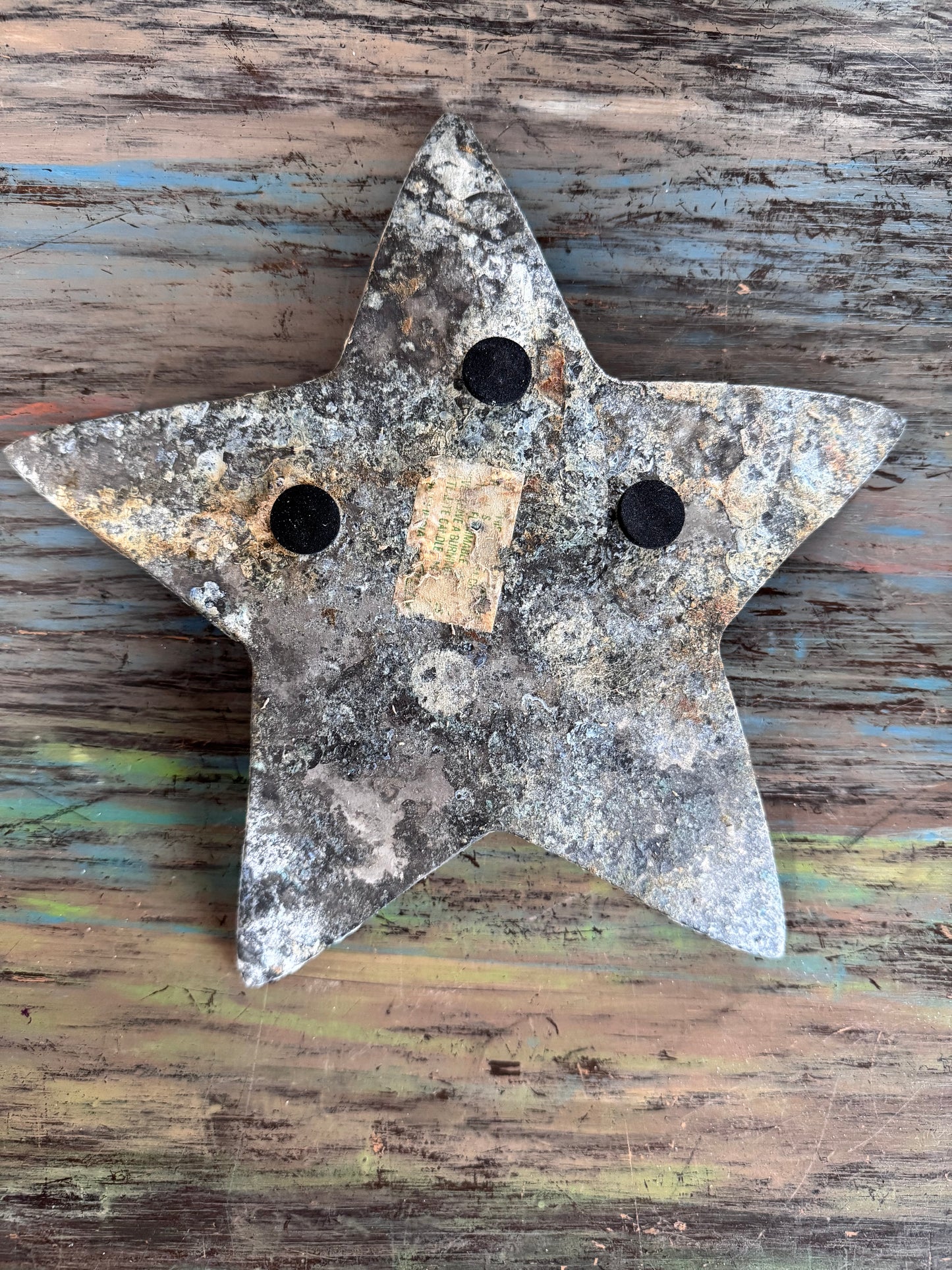 Star Shaped Cast Aluminum Candle Holder