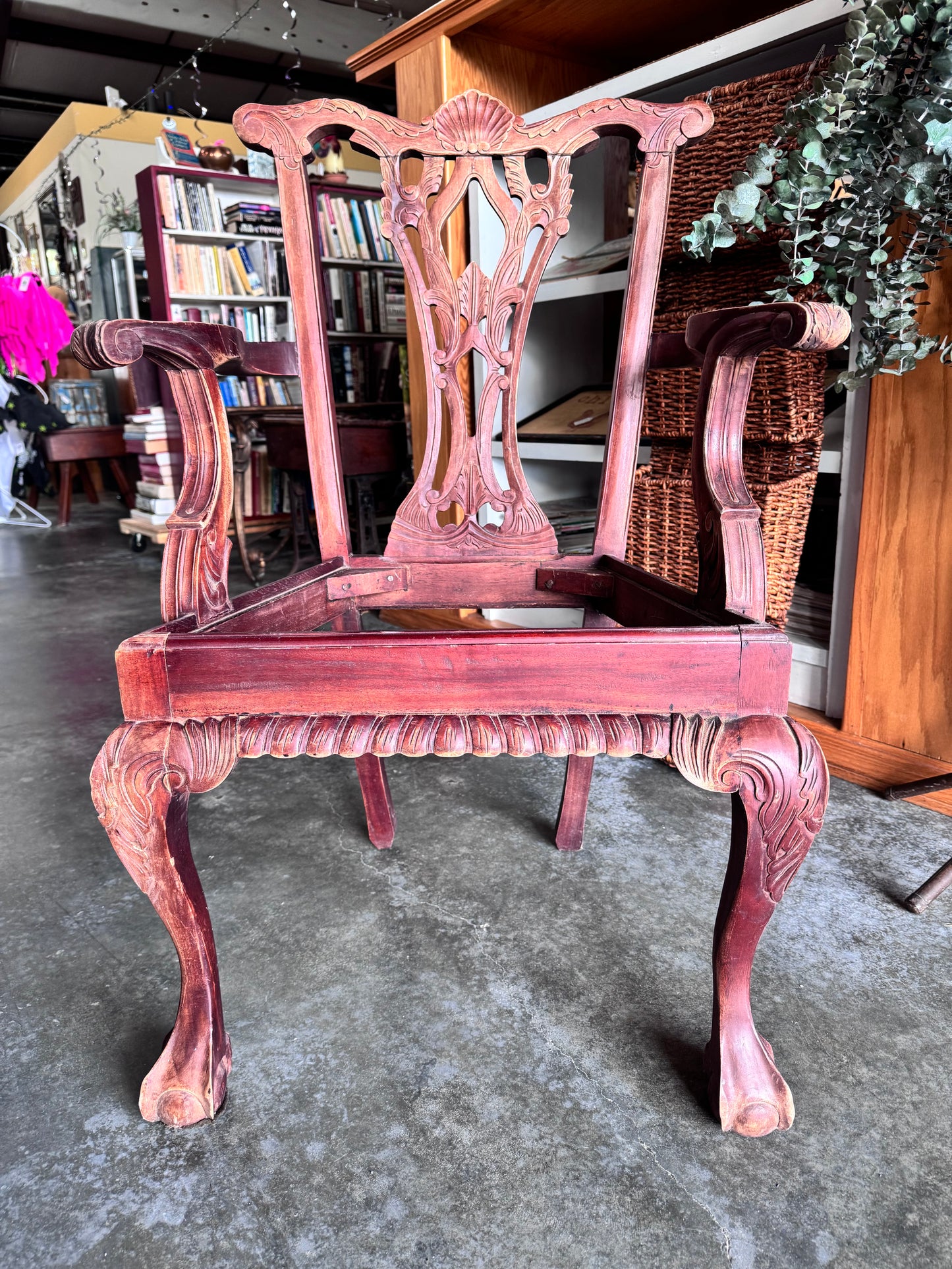 Chippendale Mahogany Arm Chair