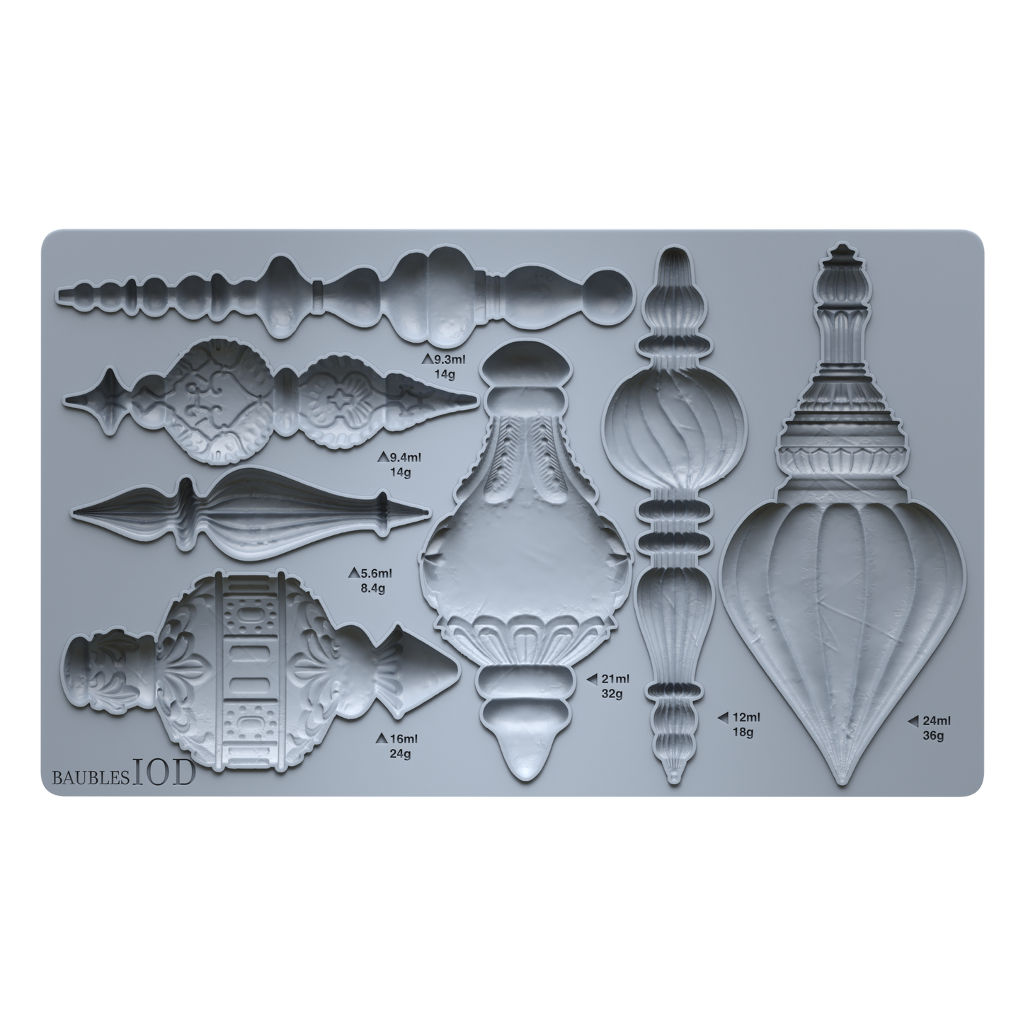 Baubles Iron Orchid Designs Mould