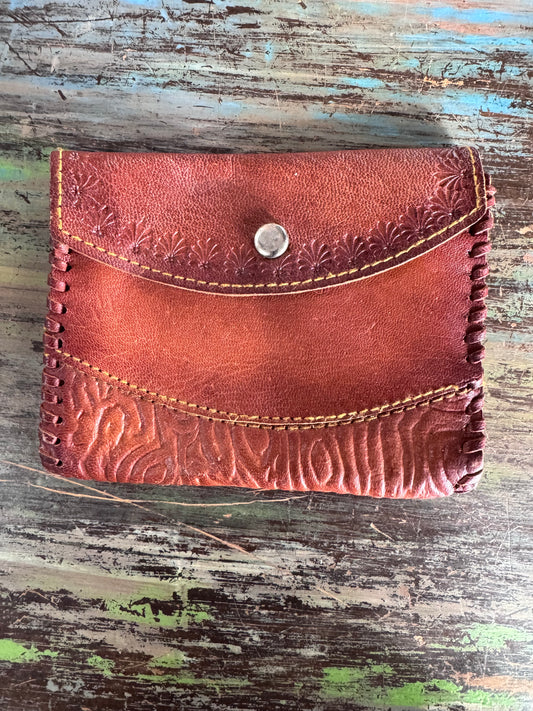 Tooled Leather Wallet