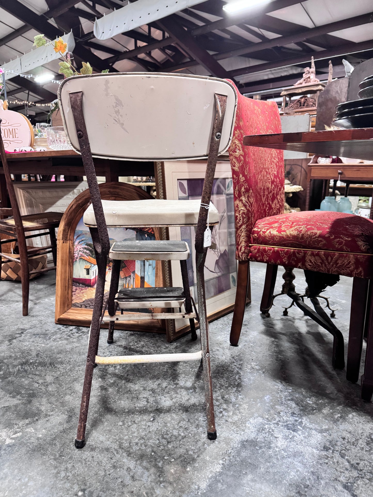 Vintage Cosco Foldout Step Stool