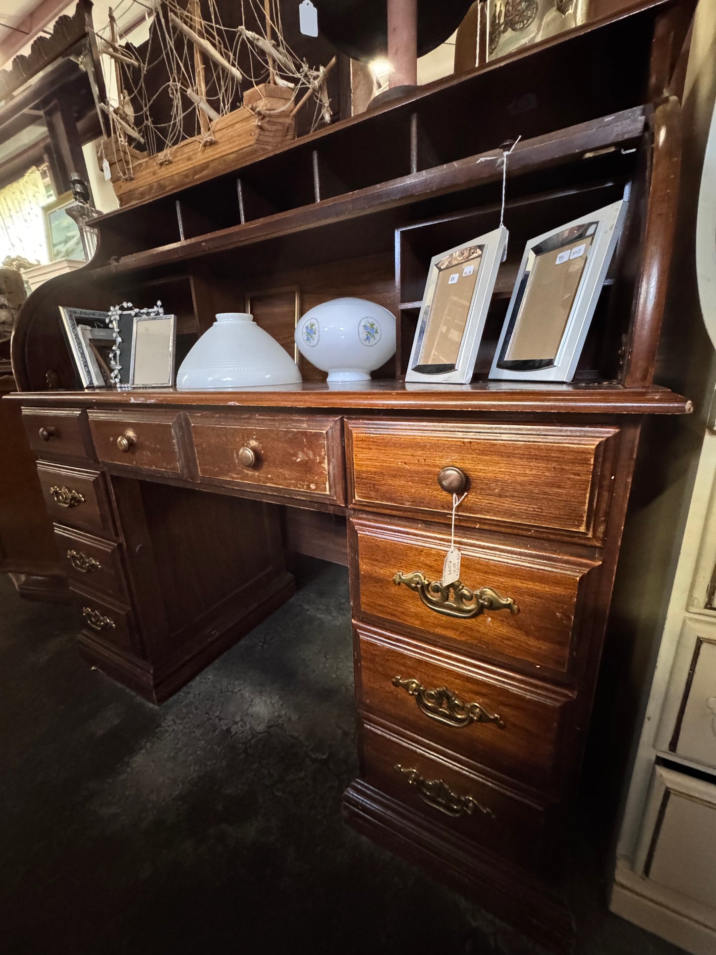 Vintage Roll Top Desk