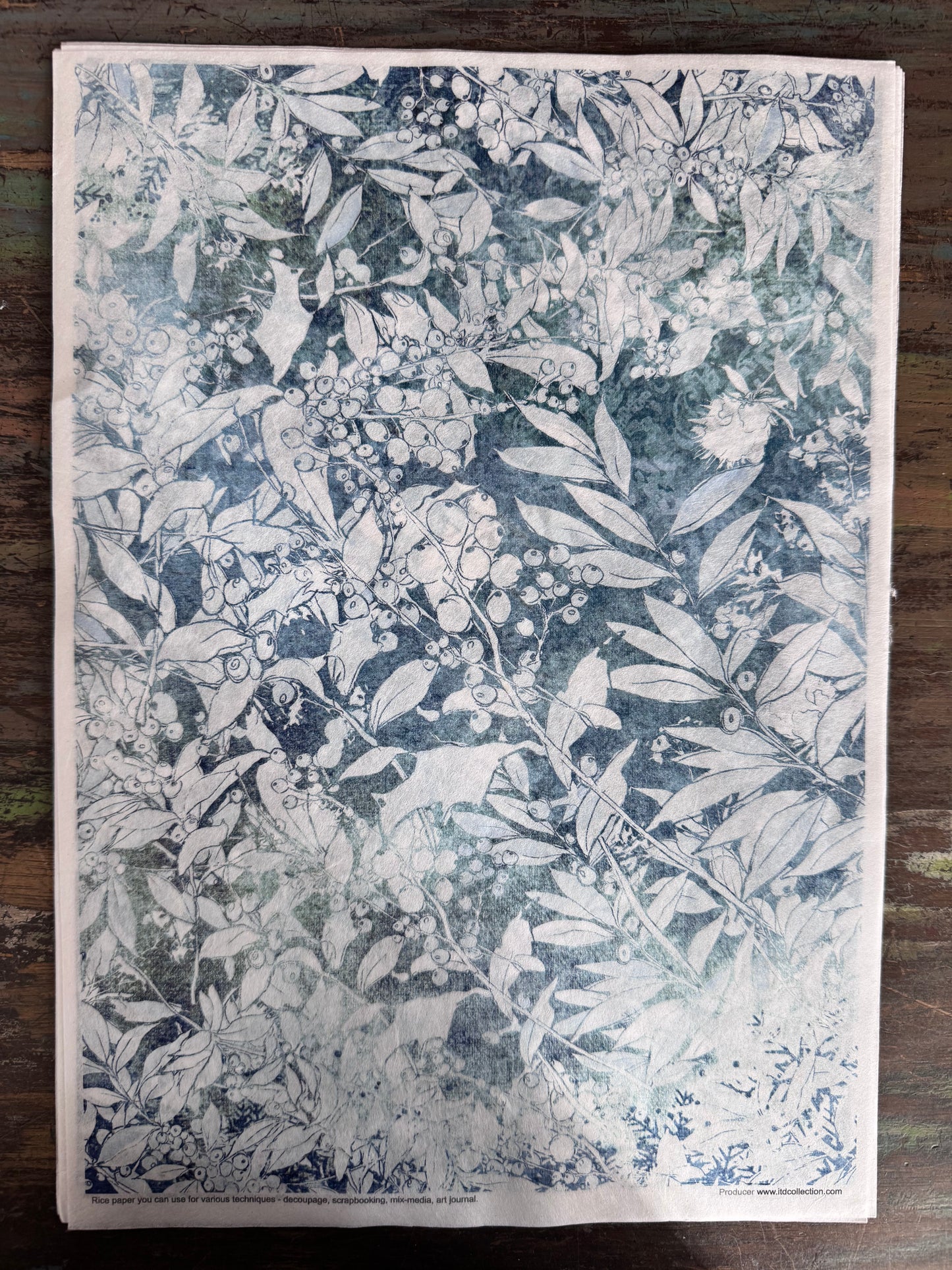 Decorated with Frost ITD Collection Rice Paper Designs