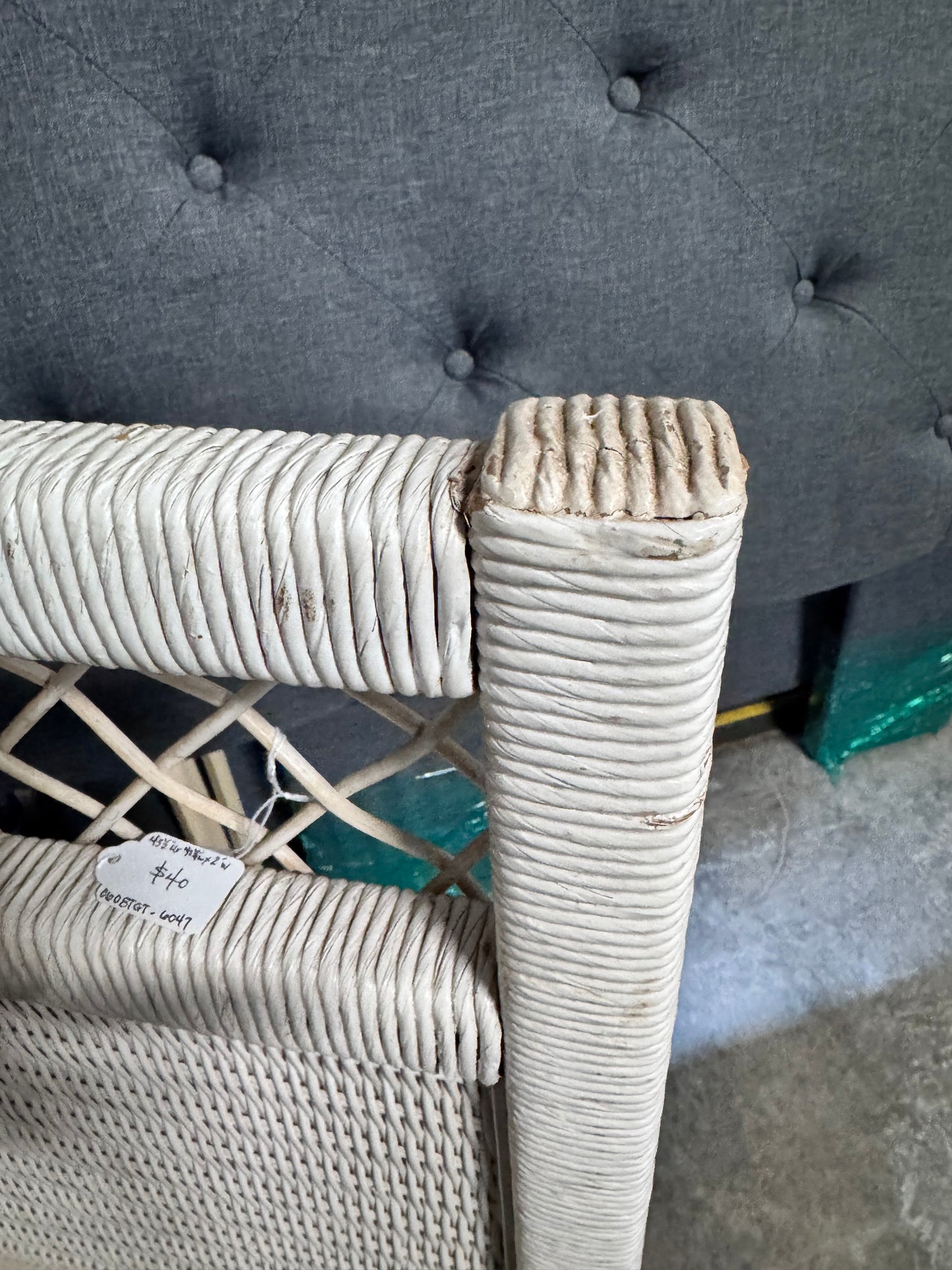 Twin Wicker Headboard