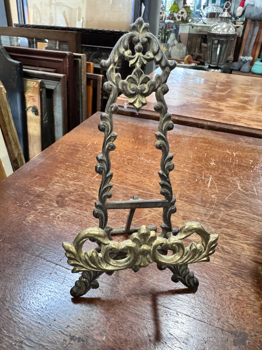 Vintage Brass Easel