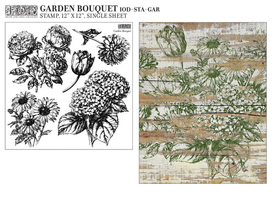 Garden Bouquet Iron Orchid Designs Stamp Set