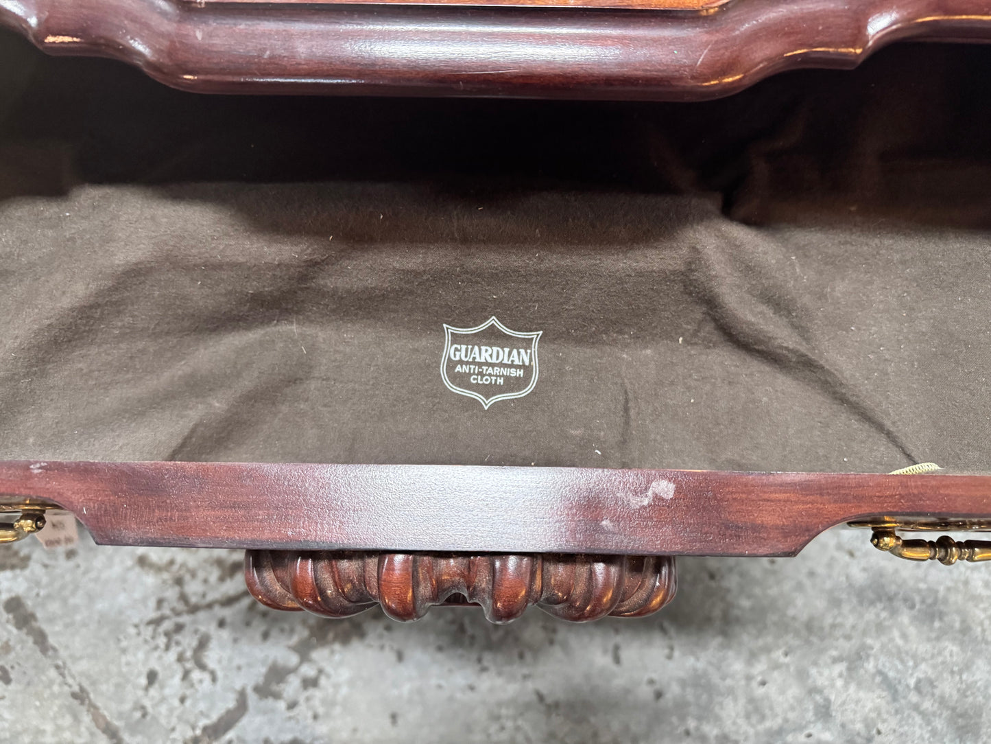 Vintage Colonial Mahogany Server