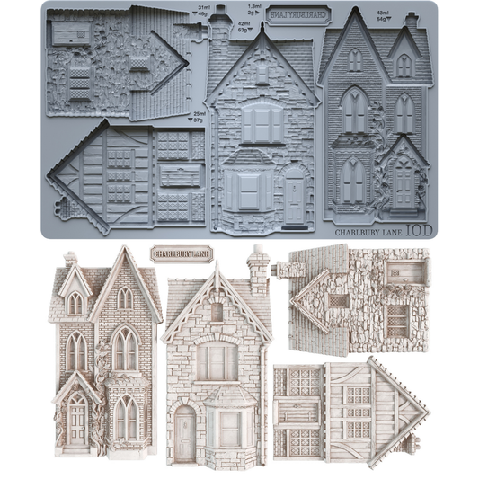 Charlbury Lane Mould 2026 Iron Orchid Designs Holiday Collection