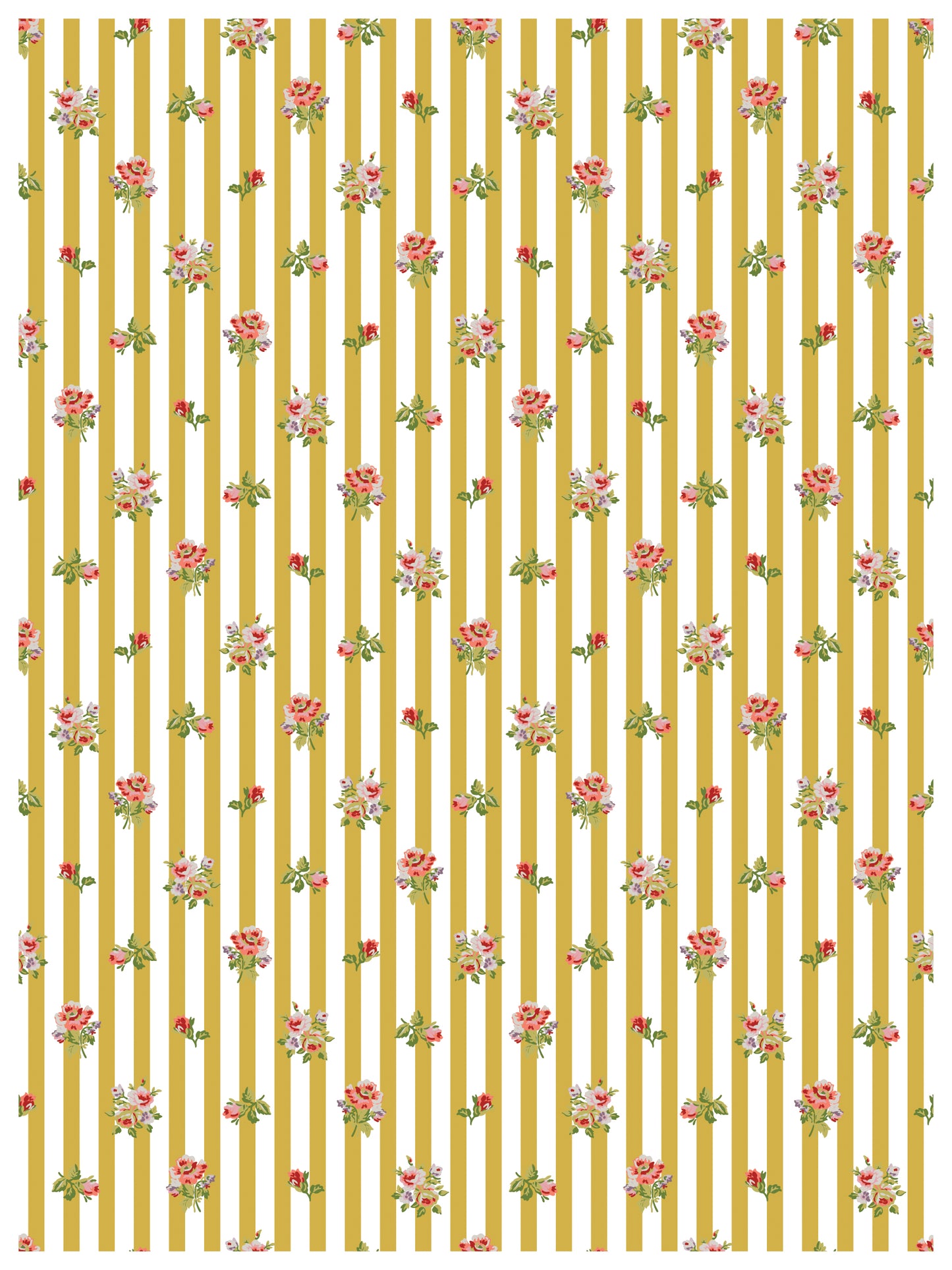 Ditsy Blooms Iron Orchid Designs Paint Inlay