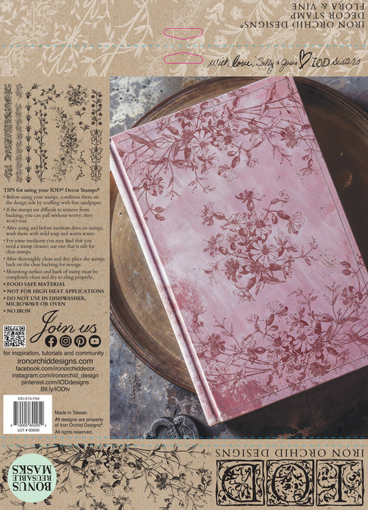 Flora & Vine Iron Orchid Designs Stamp set
