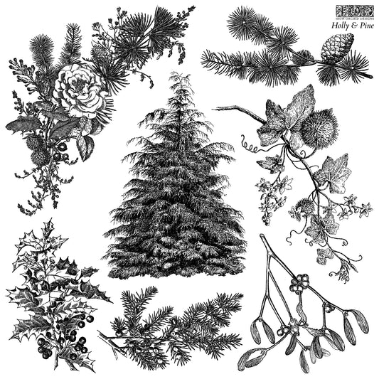 Holly & Pine 2025 Holiday Collection Stamp set