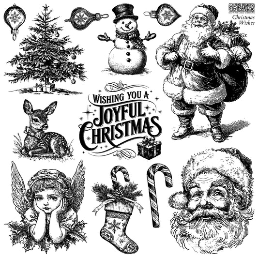 Christmas Wishes 2025 Holiday Collection Stamp set