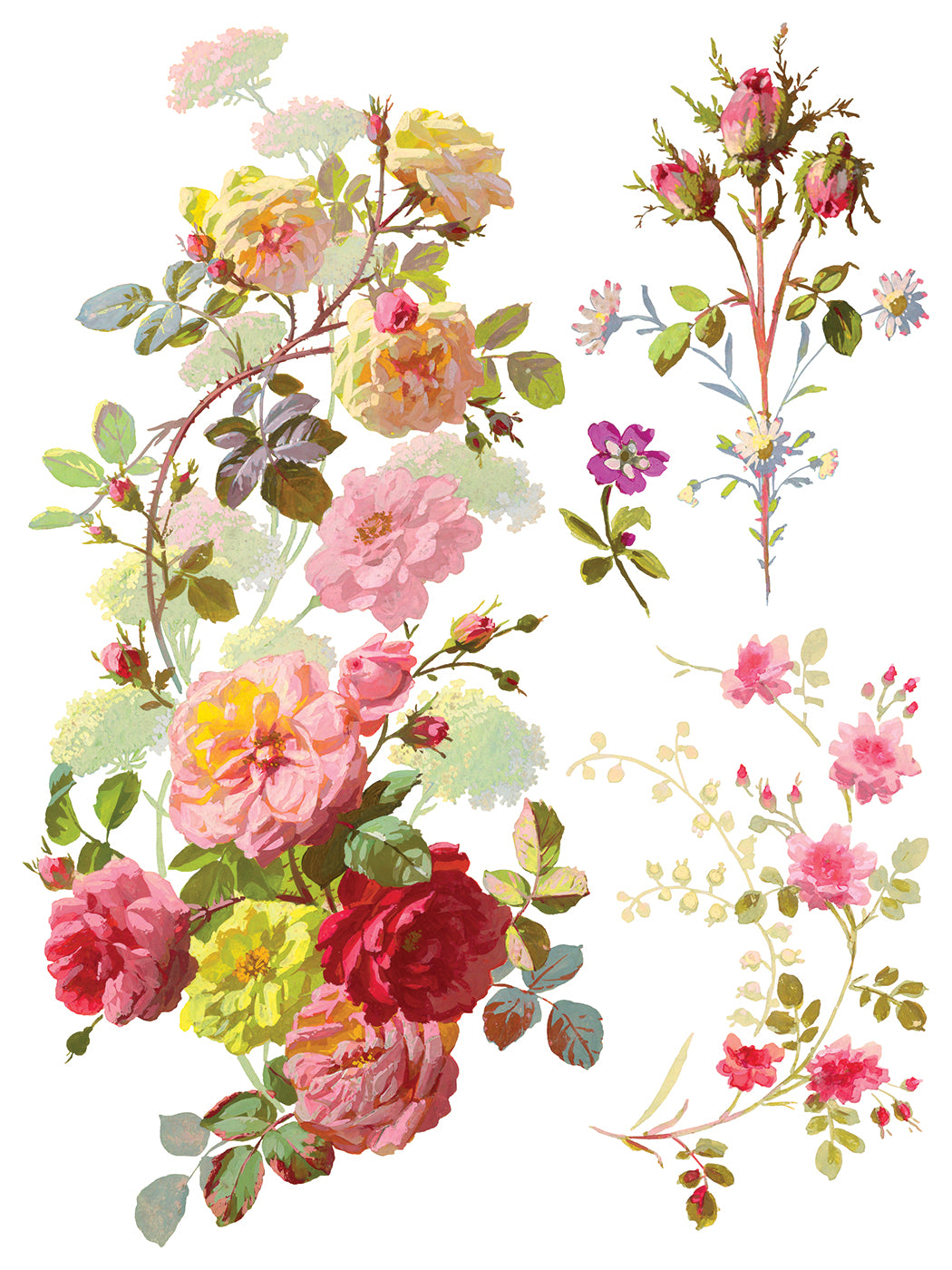 Saint Germain Iron Orchid Designs Transfer set