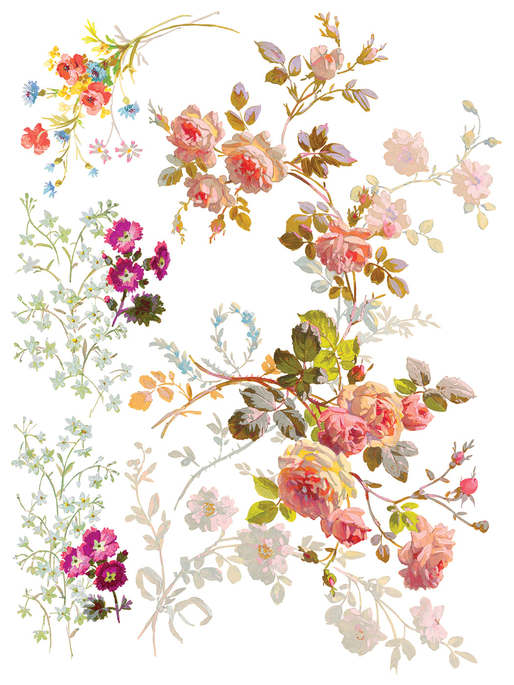 Saint Germain Iron Orchid Designs Transfer set
