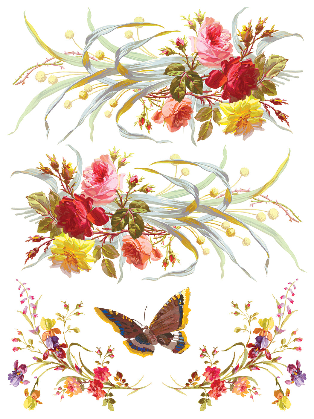 Saint Germain Iron Orchid Designs Transfer set