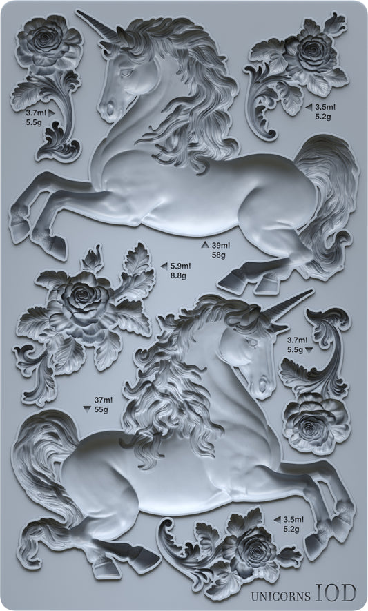 Unicorns Iron Orchid Designs Mould Set