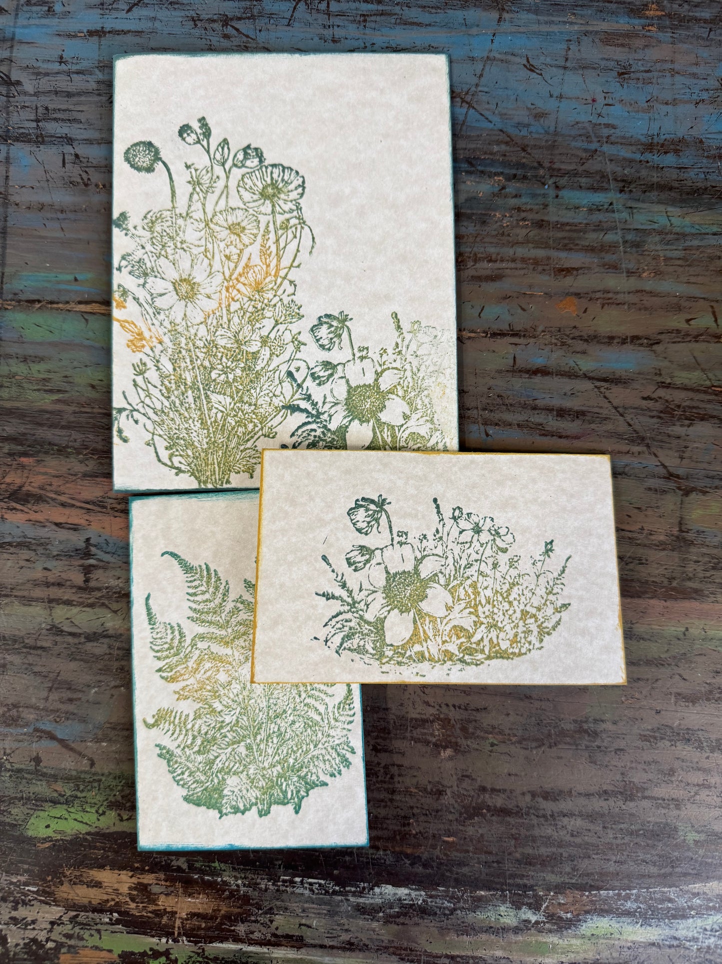 Handmade Stamped Art Cards