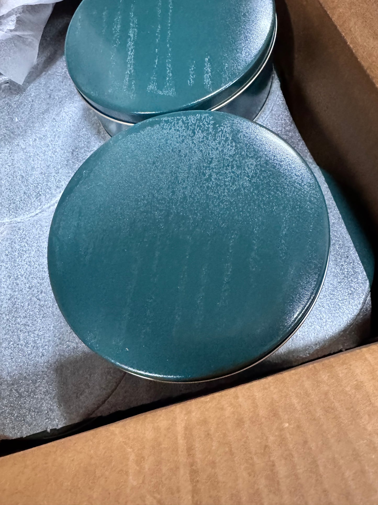 Round Cookie Candy Sewing project Tins