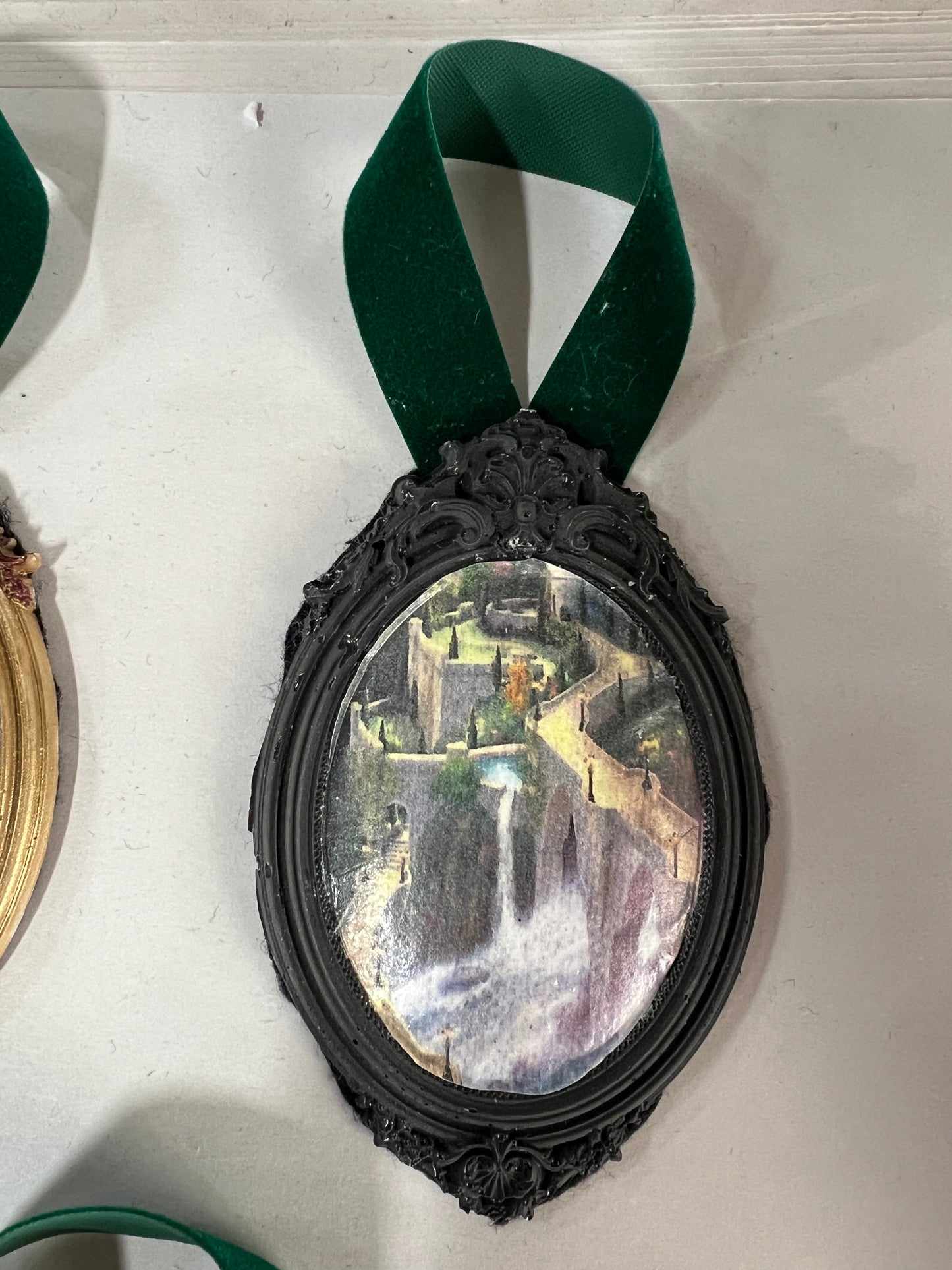 Handcrafted "Beauty and the Beast" inspired Ornaments