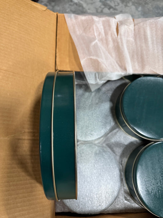 Round Cookie Candy Sewing project Tins