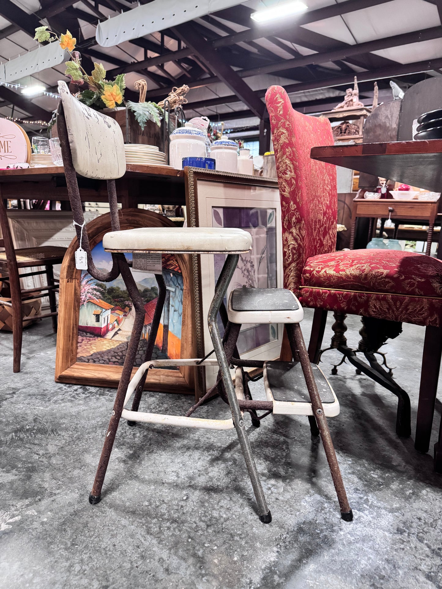 Vintage Cosco Foldout Step Stool