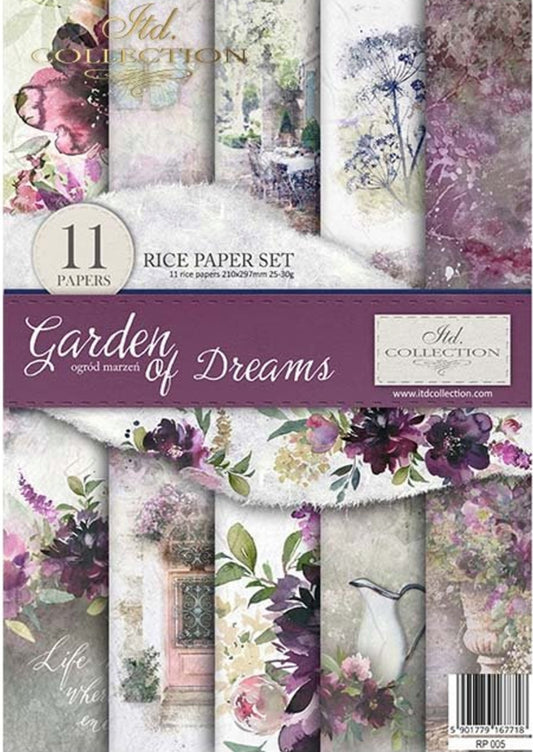 Garden of Dreams ITD Collection Decoupage Rice Paper