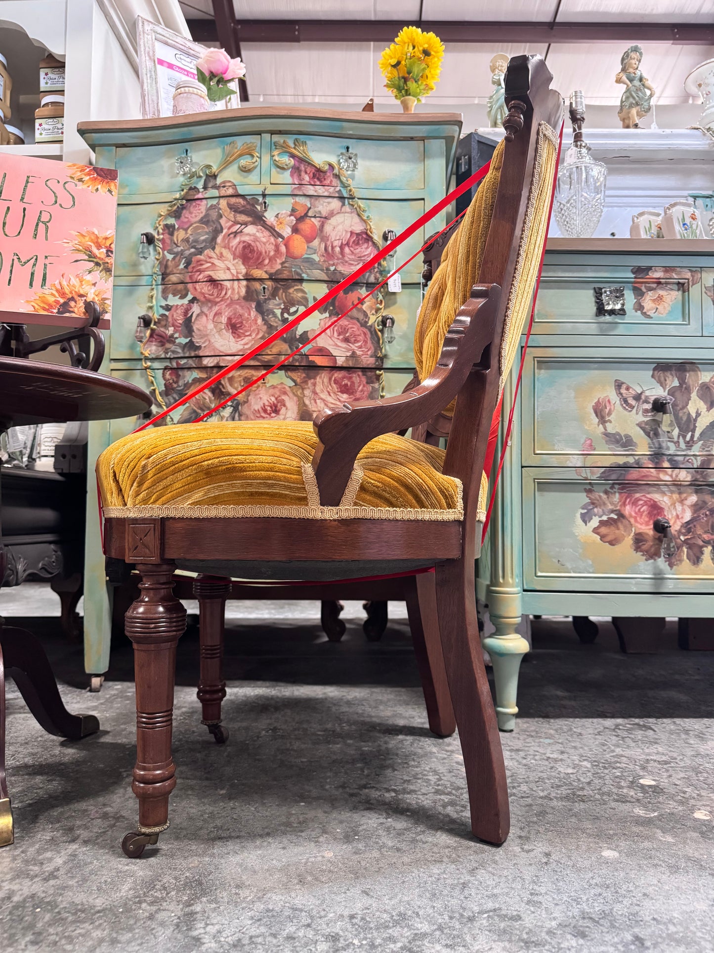 Vintage Victorian Parlor Chair