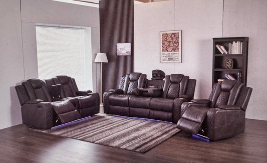 Living Room Suite - 3 piece Theater Style