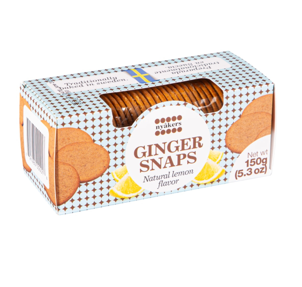 Nyakers Lemon Ginger Snap Cookies