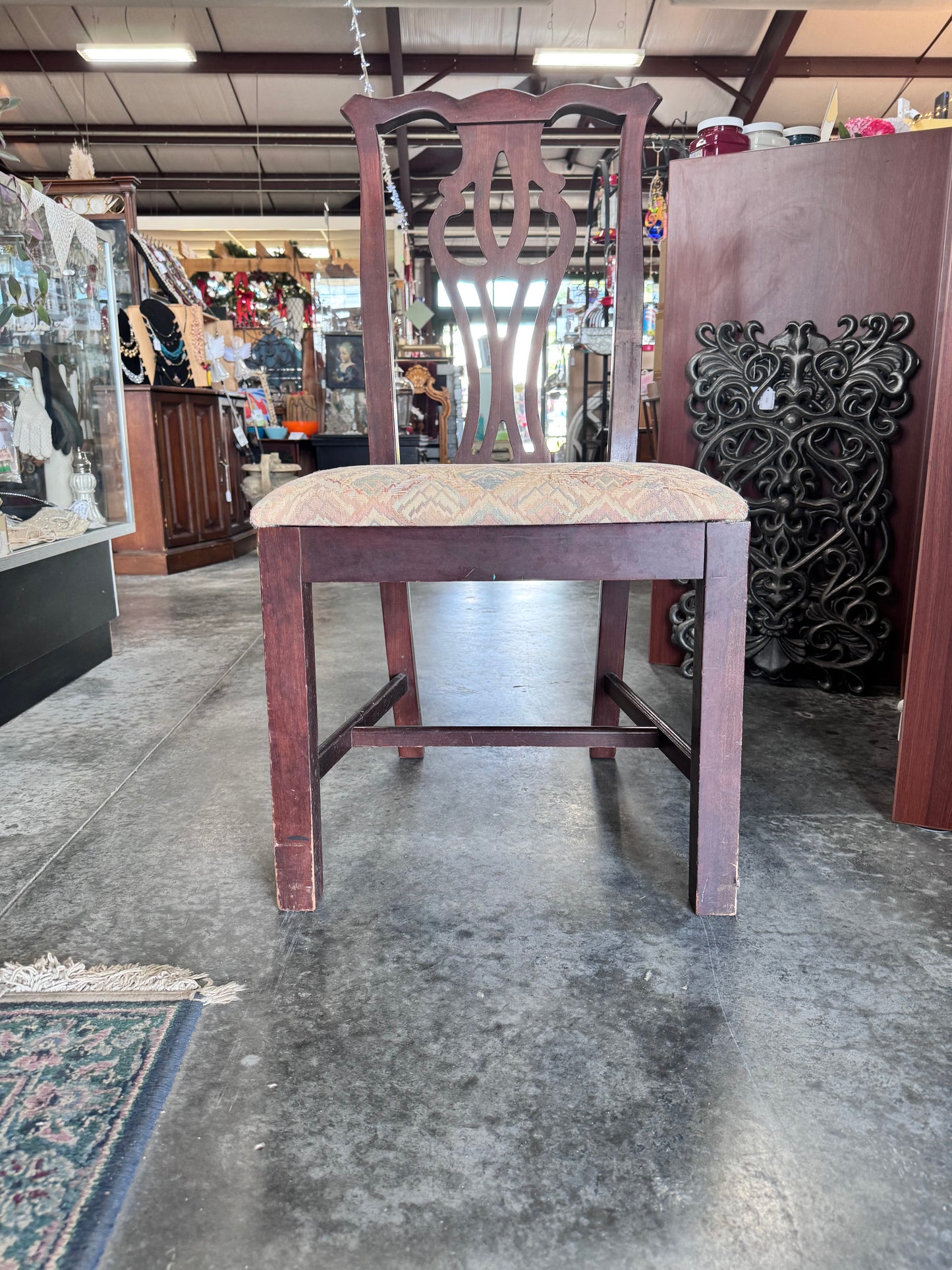 Vintage Chippendale Style Dining Chair