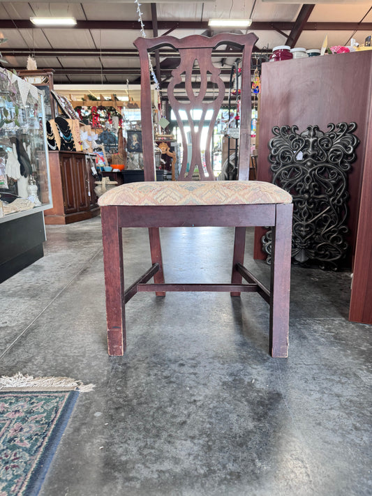 Vintage Chippendale Style Dining Chair