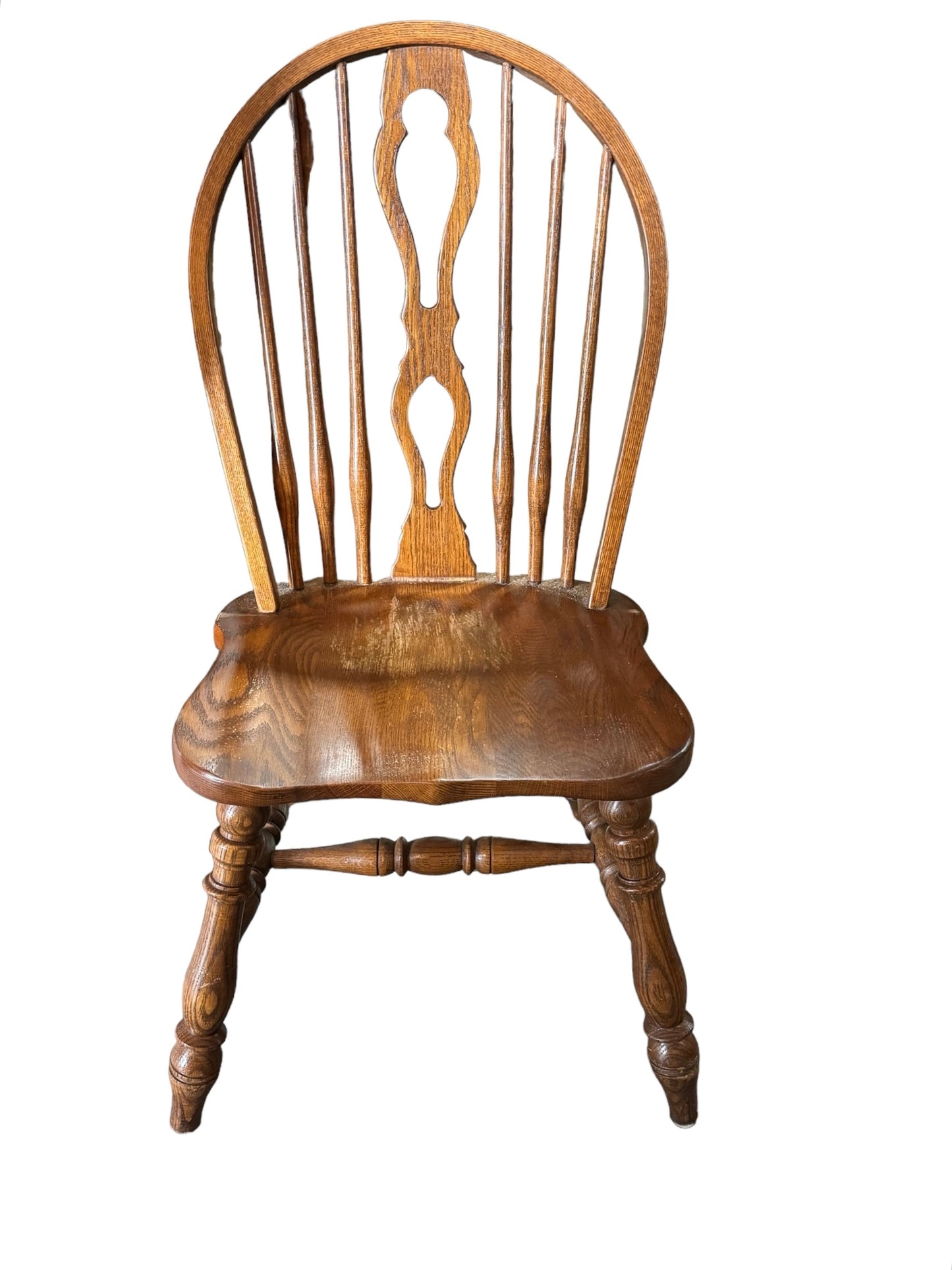 Vintage Oak Hill Collection Wooden Windsor Chair