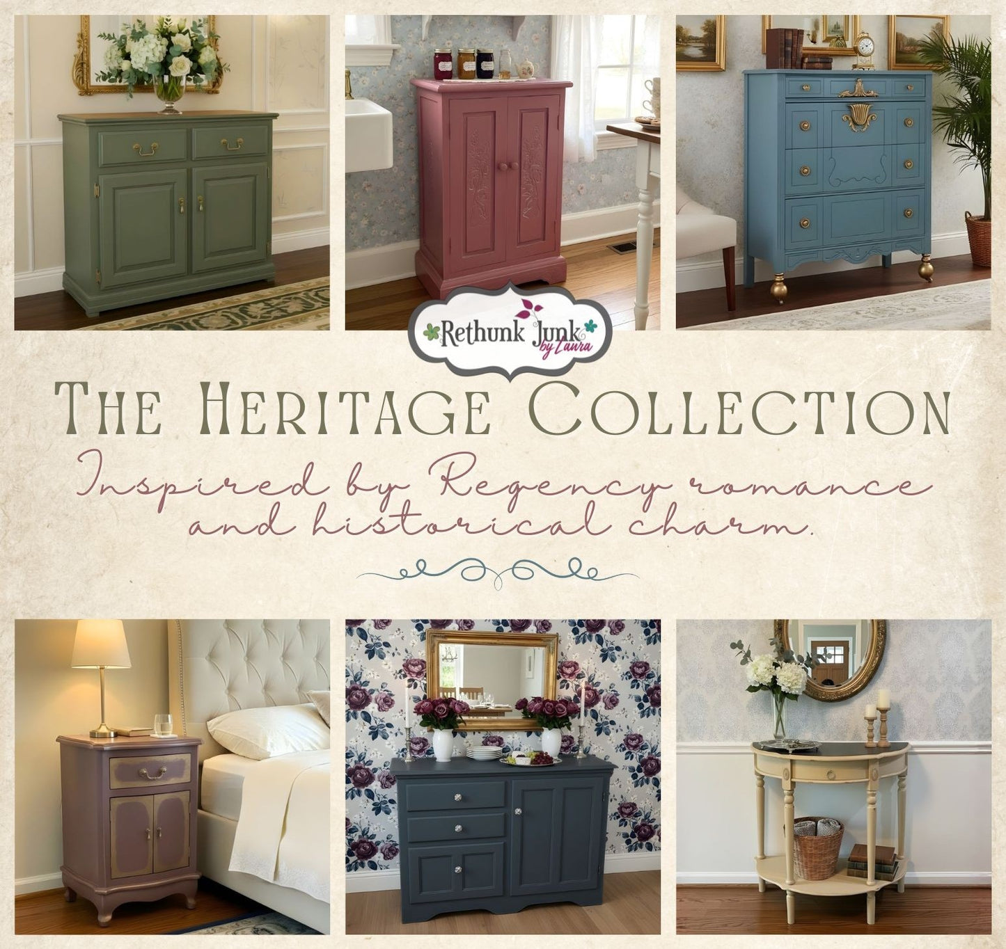Rosewood Rethunk Junk Paint by Laura