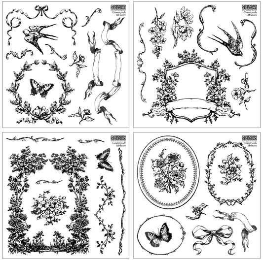 Countryside Memoirs Iron Orchid Designs Stamp Set