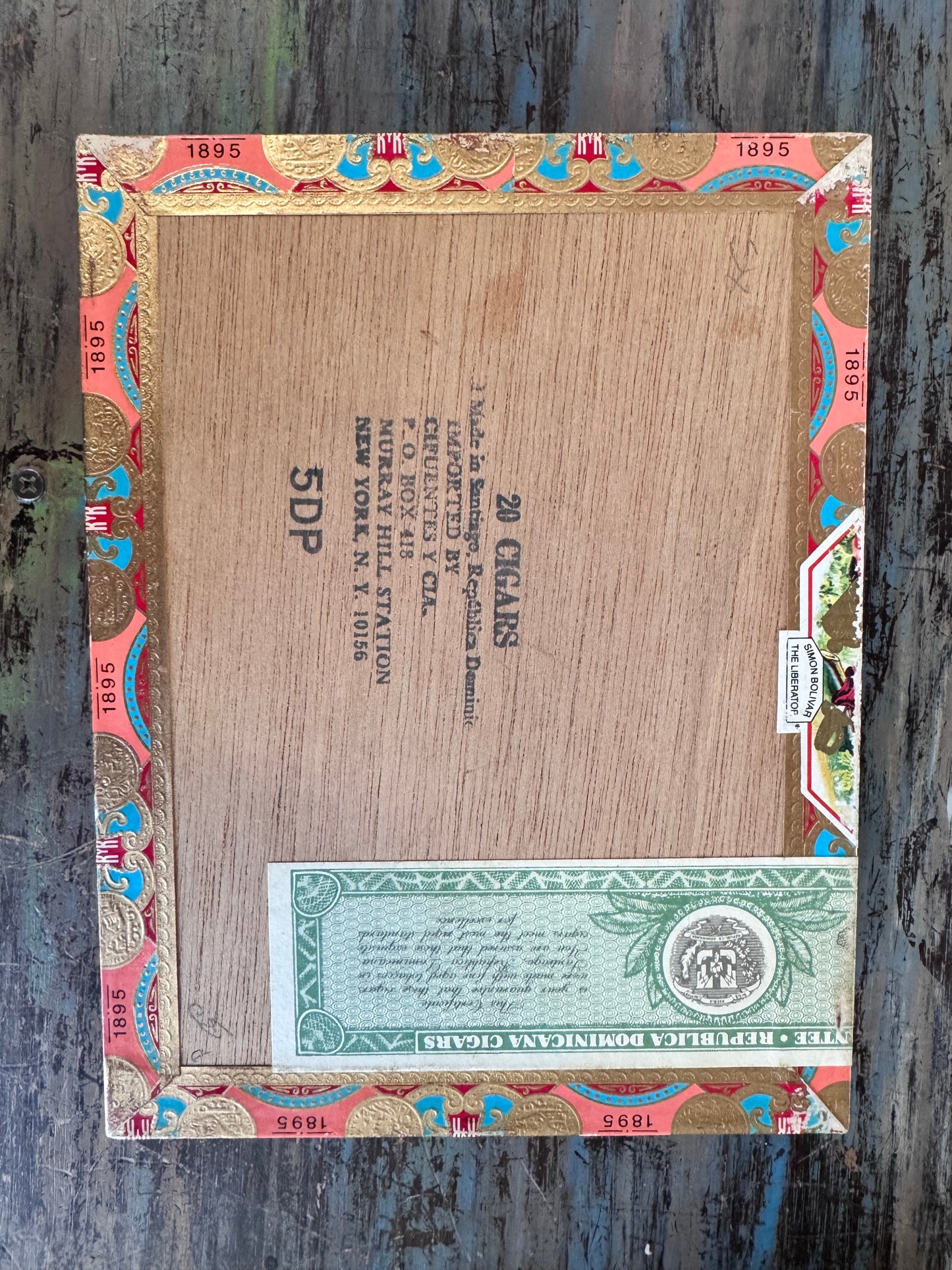 Bolivar Robustos Cigar Box