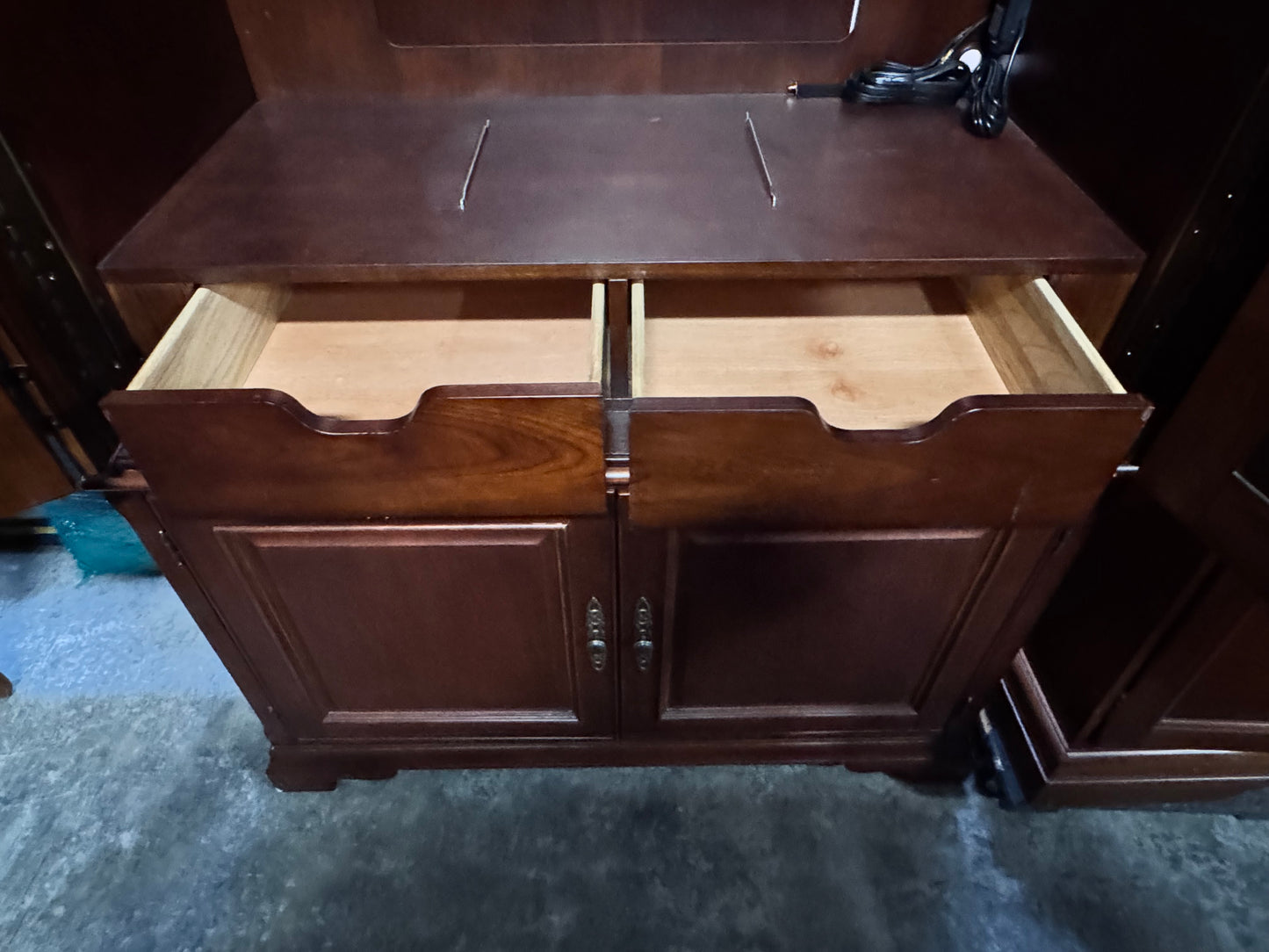 Solid Wood Storage Armoire