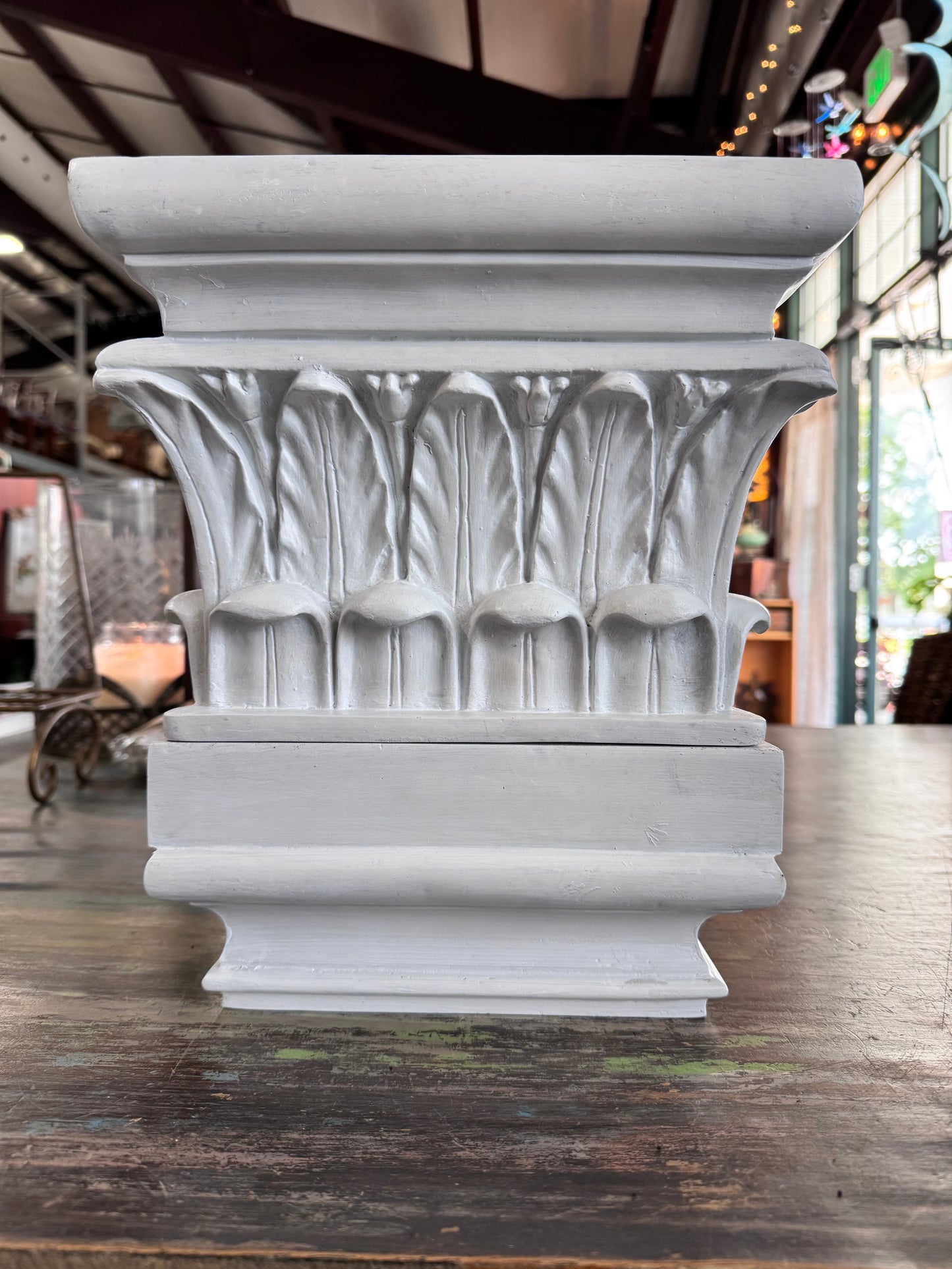 Architectural Pediment Carved Flourishes