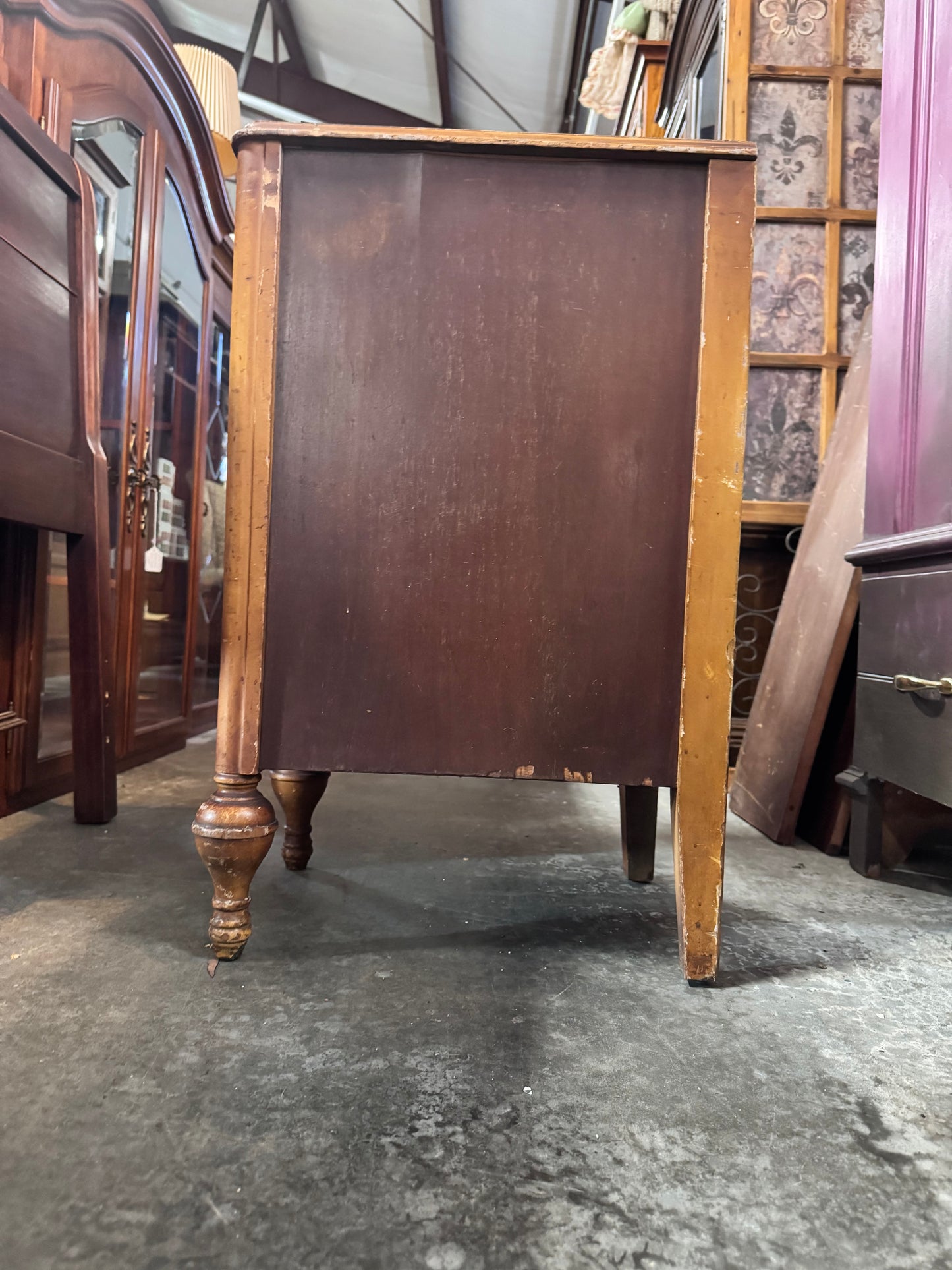 Vintage Marquetry Nightstand
