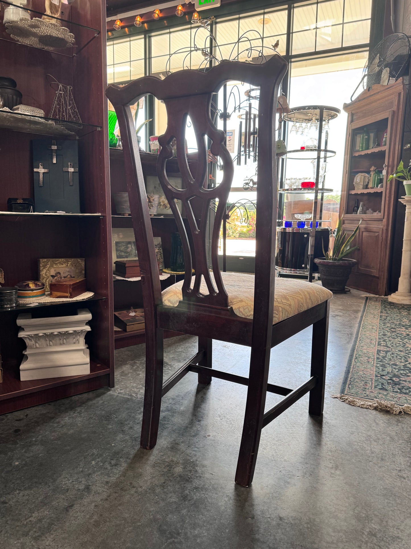Vintage Chippendale Style Dining Chair