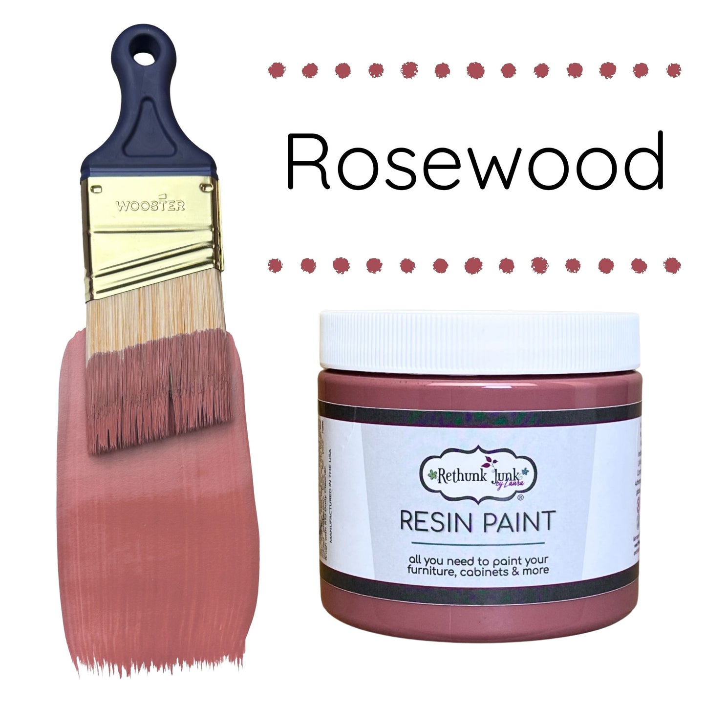 Rosewood Rethunk Junk Paint by Laura