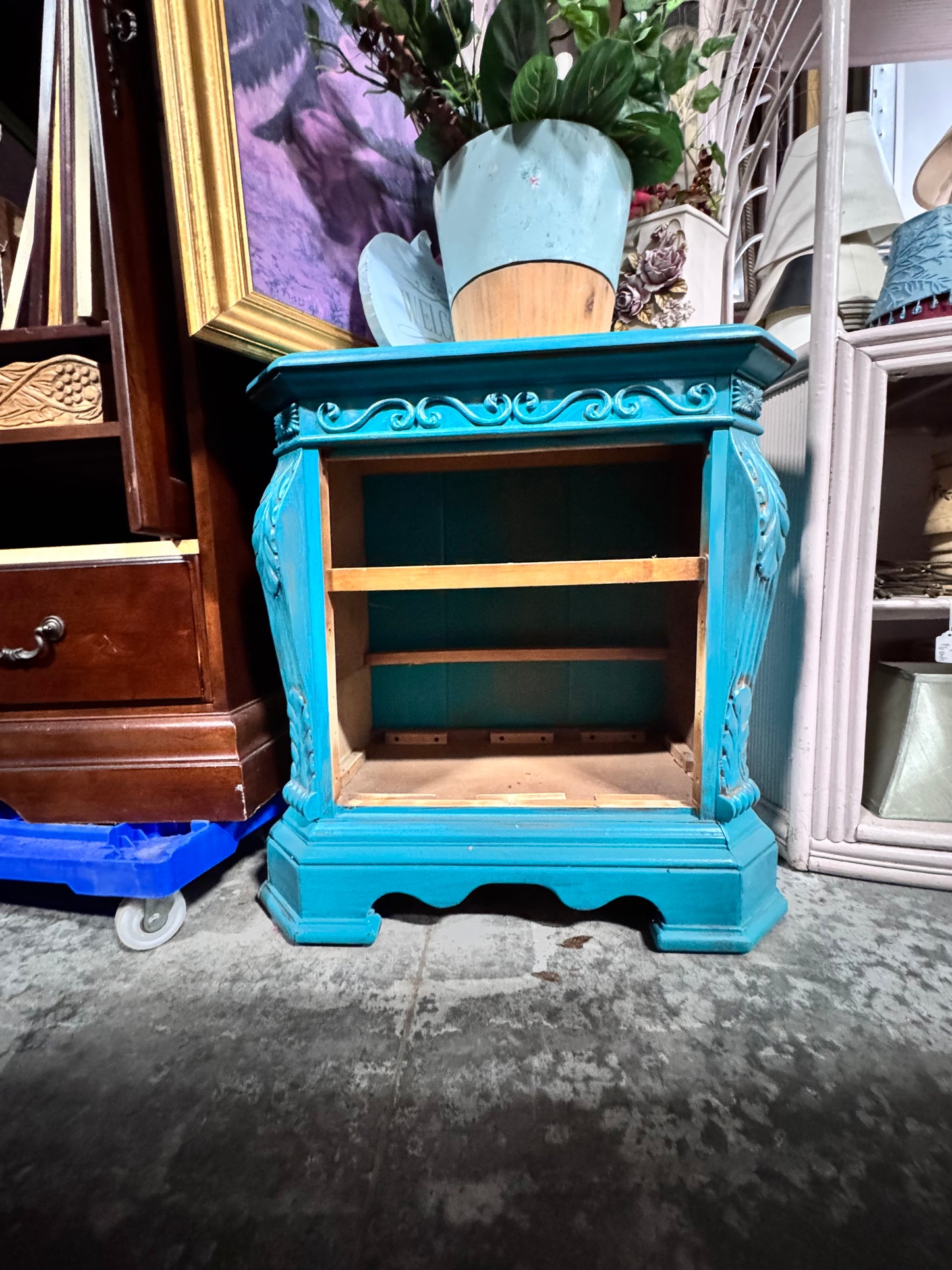 Turquoise Night Stand PROJECT